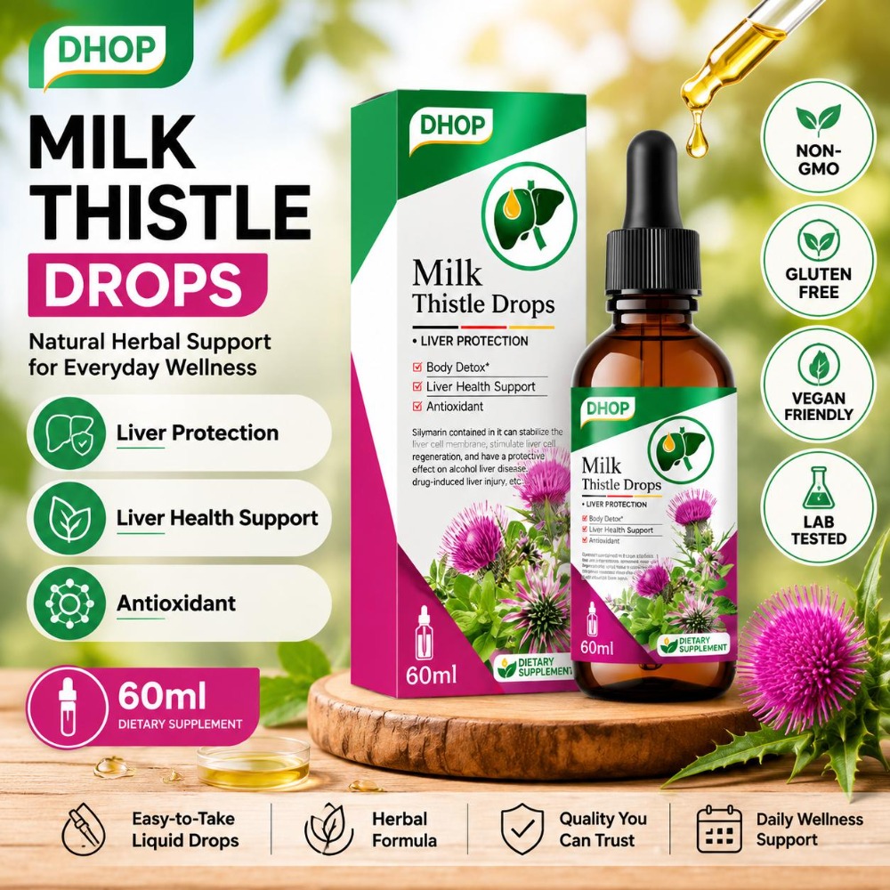 Milk Thistle Silymarin - DHOP 밀크씨슬 드롭스 실리마린 추출물 간