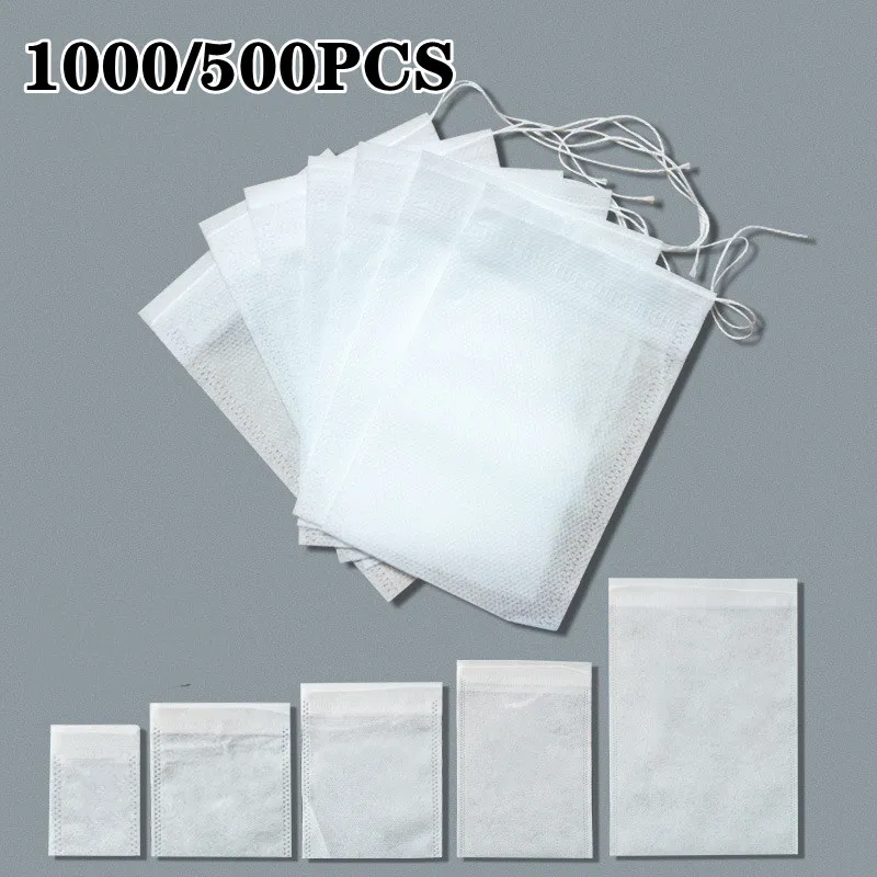 Herbal Wellness Tea - 1000-100Pcs 일회용 티백 필터 가방 Drawstring