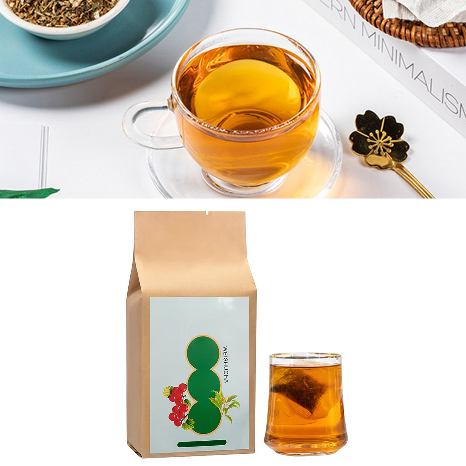 Herbal Wellness Tea - 30개입 정향 티백, 개별 티백, 허브
