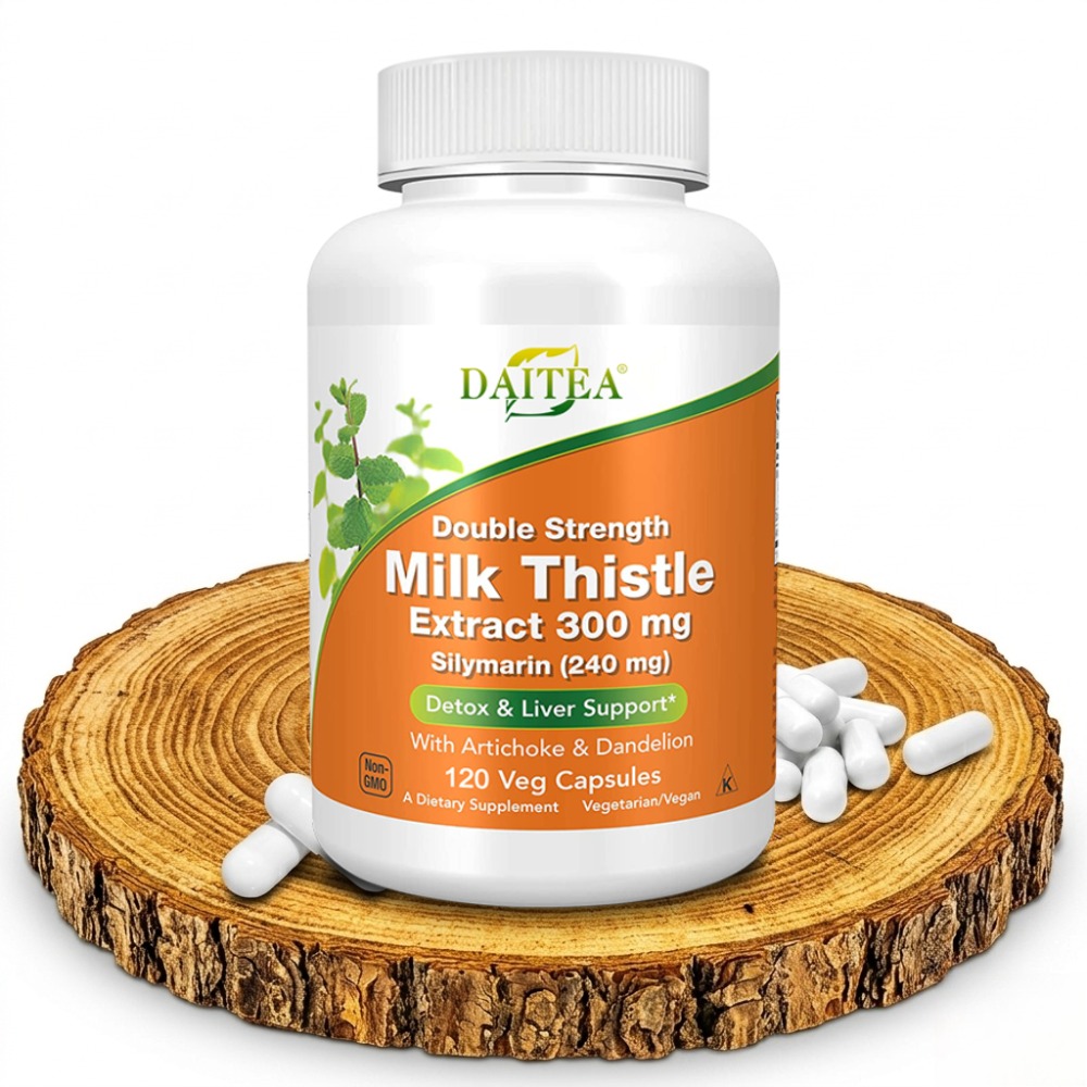 Milk Thistle Silymarin - 실리마린, 밀크씨슬 추출물 300mg, 아티초크와 민들레