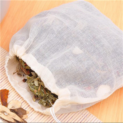 Herbal Wellness Tea - 1 개/10 개 코튼 티백 모슬린