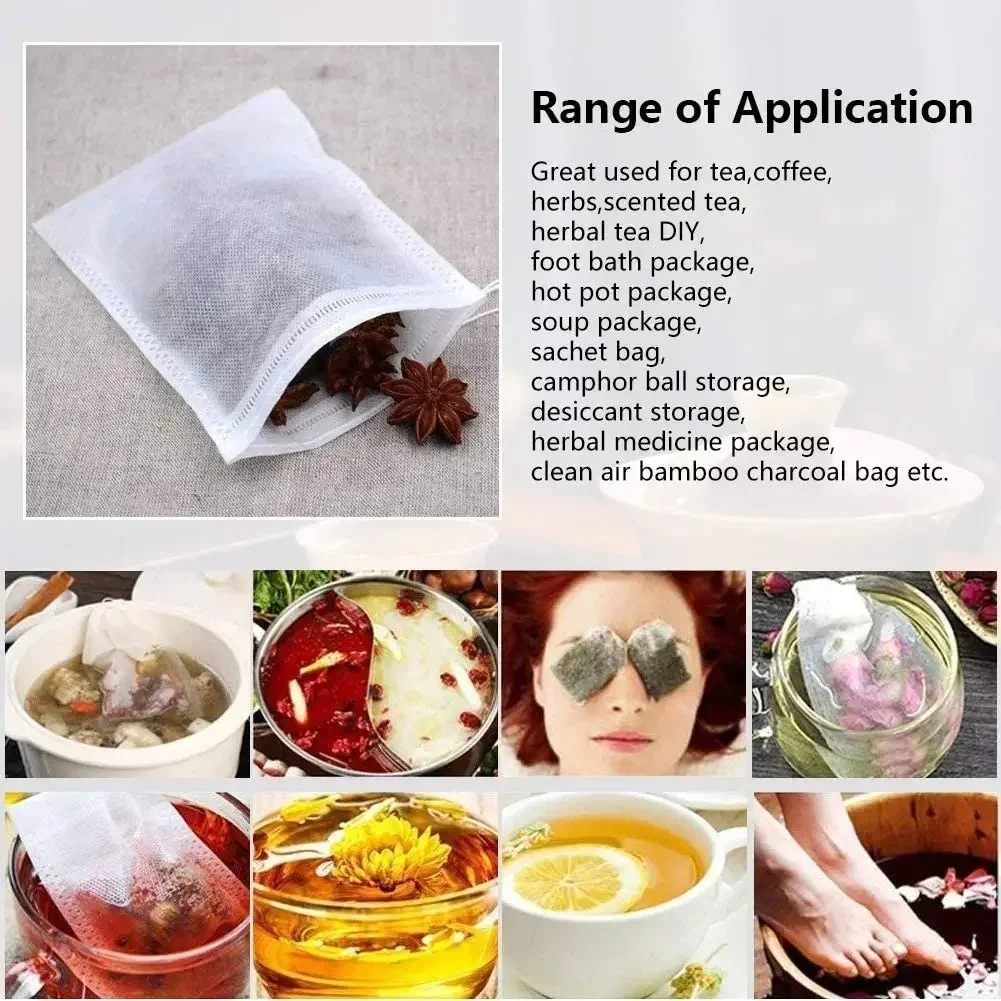 1000-100Pcs 일회용 티백 필터 가방 Draws - Herbal Wellness Tea 리뷰 및 가격