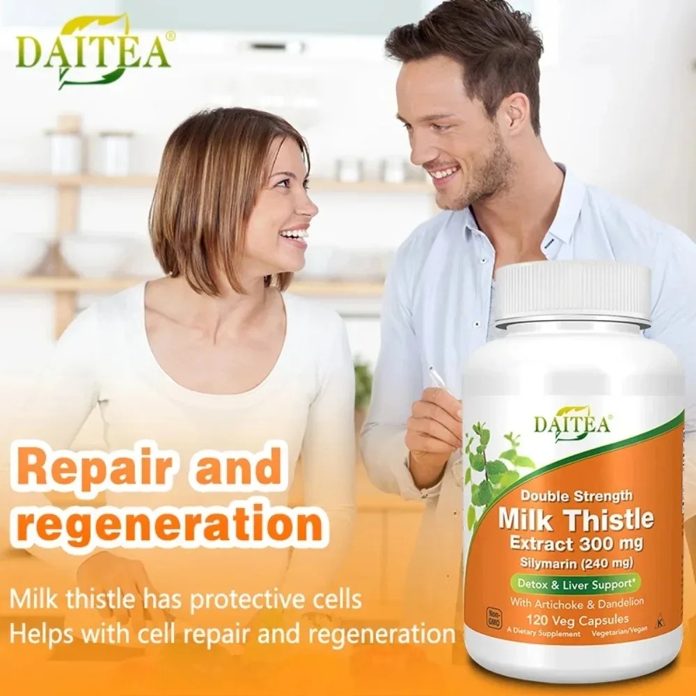 실리마린, 밀크씨슬 추출물 300mg, 아티초크와 민들 - Milk Thistle Silymarin 리뷰 및 가격