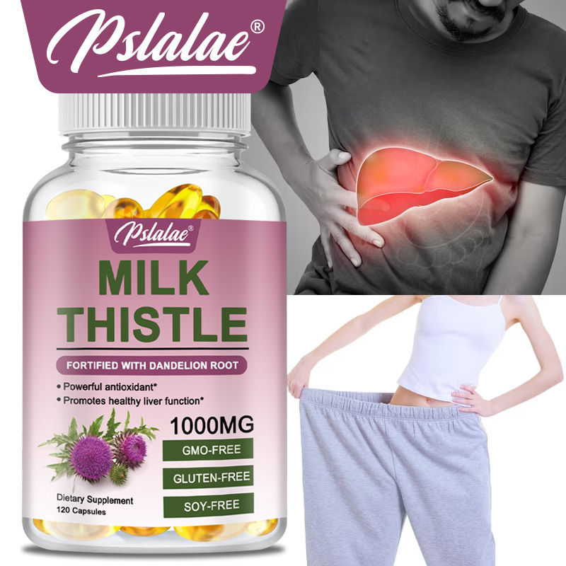 천연 밀크씨슬 보충제 - 풍부한 실리마린 및 민들레 뿌 - Milk Thistle Silymarin 리뷰 및 가격