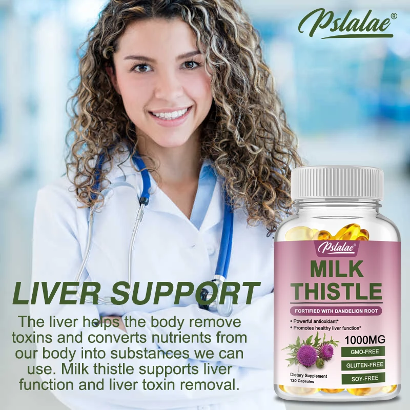 천연 밀크씨슬 보충제 - 풍부한 실리마린 및 민들레 뿌 - Milk Thistle Silymarin 리뷰 및 가격